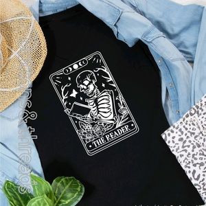Tarot card graphic T-shirt